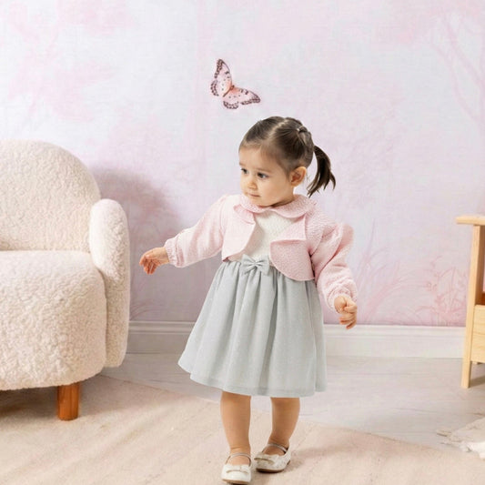 ROBE BEBE ADORABLE RB104 + Bas Collant Cadeau 🎁