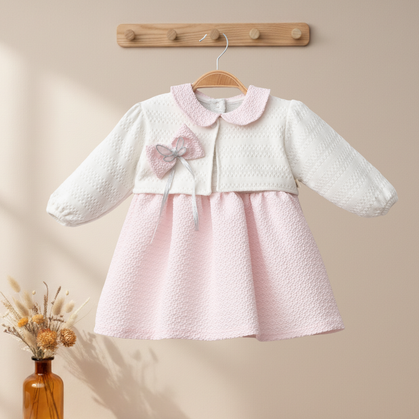 ROBE BEBE ADORABLE RB103 + Bas Collant Cadeau 🎁
